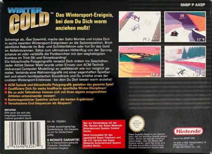 Winter Gold dos