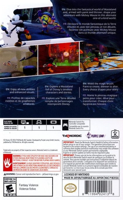 Epic Mickey - Rebrushed dos