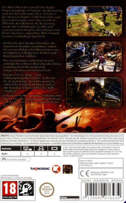 Kingdoms of Amalur : Re-Reckoning dos