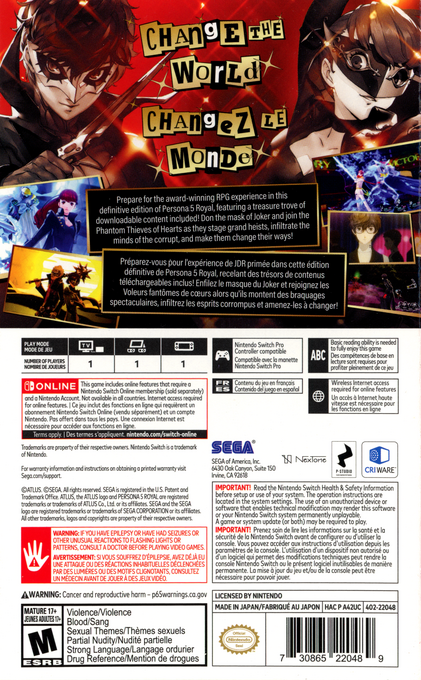 Persona 5 Royal - Dos