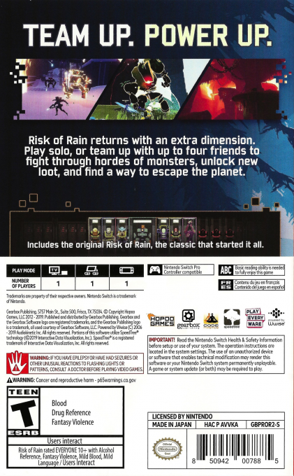 Risk of Rain 2 - Dos