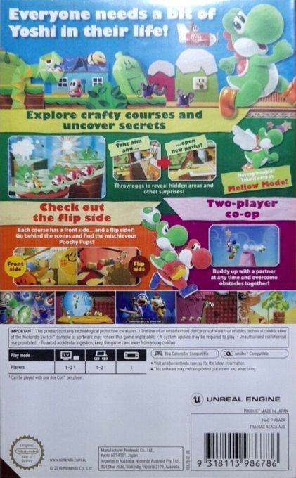 Yoshi's Crafted World dos