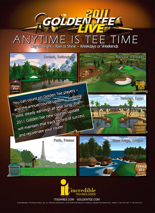 Golden Tee Live 2011