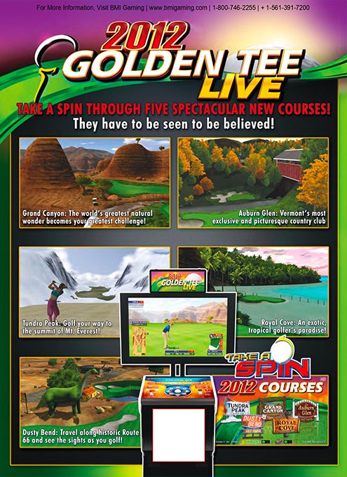 Golden Tee Live 2012