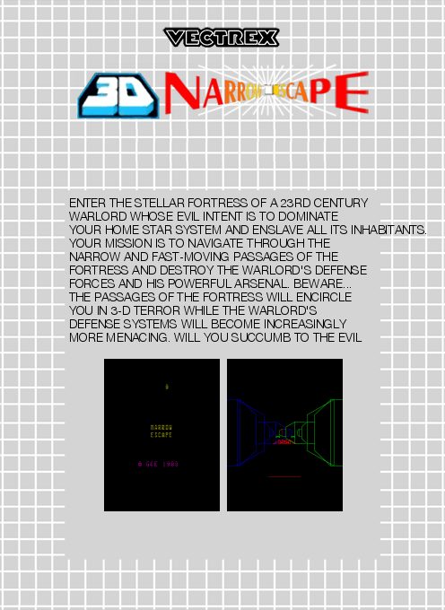3D Narrow Escape - Dos