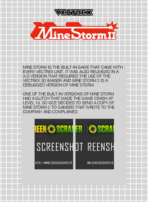Mine Storm II - Dos