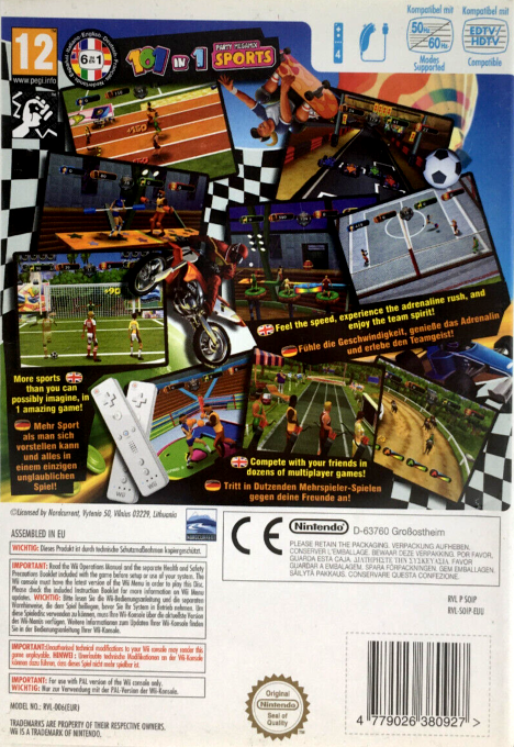 101-in-1 Sports Party Megamix dos