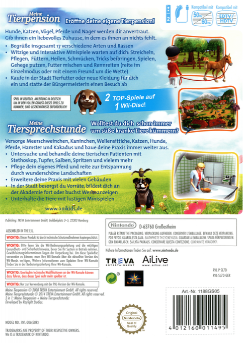 2-in-1 : Meine Tierpension + Meine Tiersprechstunde dos