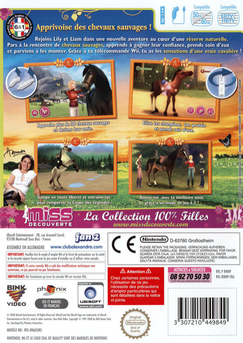 Alexandra Ledermann : La colline aux chevaux sauvages - Dos