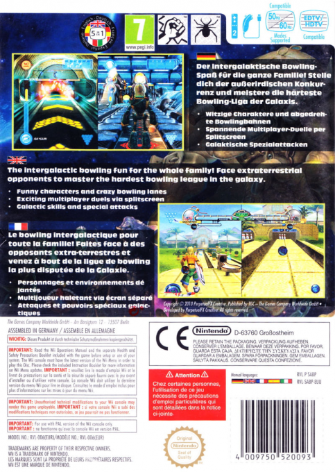 Alien Monster Bowling League - Dos