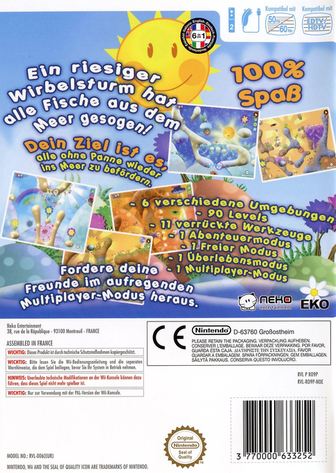 Aqua Panic! Sauvez-les Tous!!! - Dos