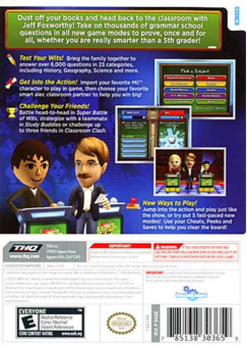 Are You Smarter Than A 5th Grader? Back to School - Dos