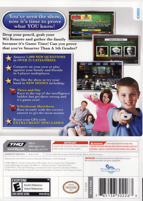 Are You Smarter Than A 5th Grader? Game Time - Dos