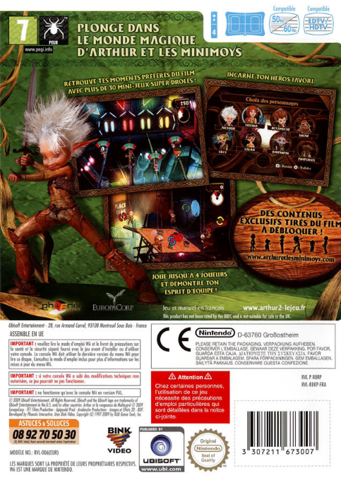 Arthur et la Vengeance de Maltazard - Dos