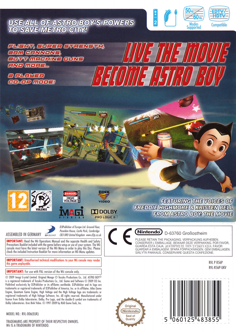 Astro Boy : The Video Game - Dos