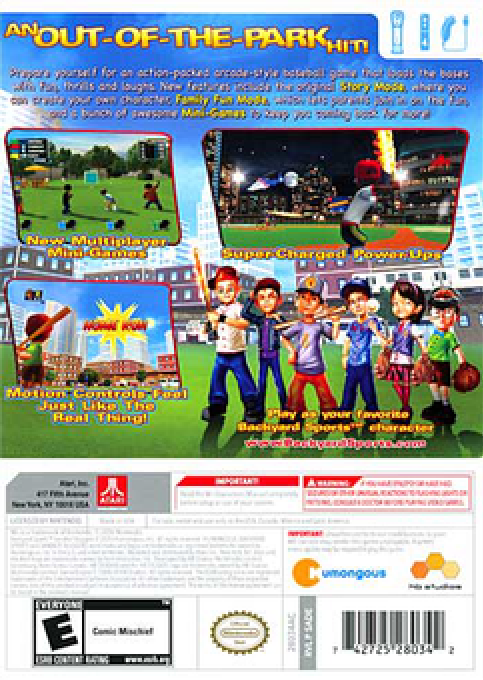 Backyard Sports : Sandlot Sluggers - Dos