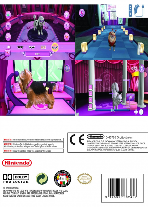 Barbie Et Le Salon De Beauté Des Chiens - Dos