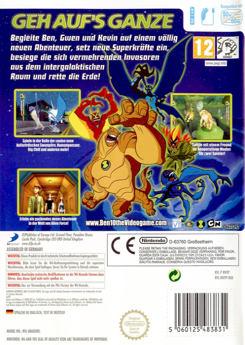 Ben 10 : Alien Force - Dos