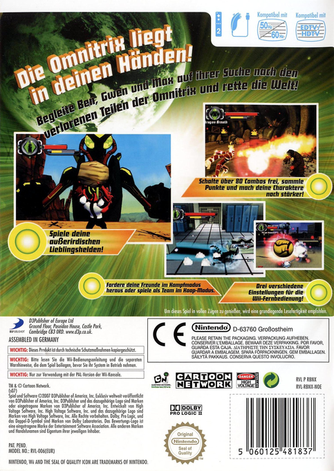 Ben 10 : Protector of Earth - Dos