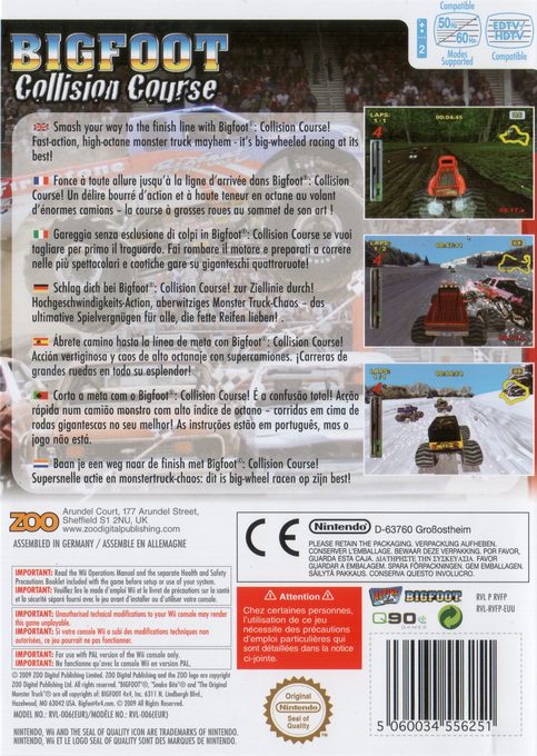 Bigfoot Collision Course dos