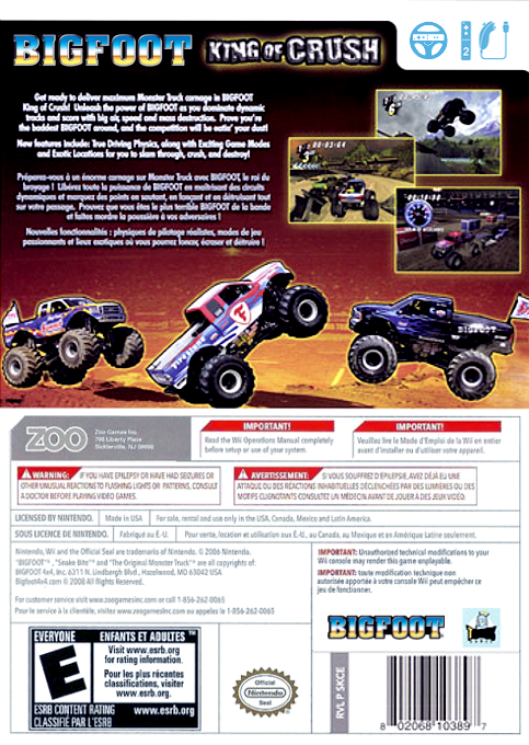 Bigfoot - King Of Crush - Dos