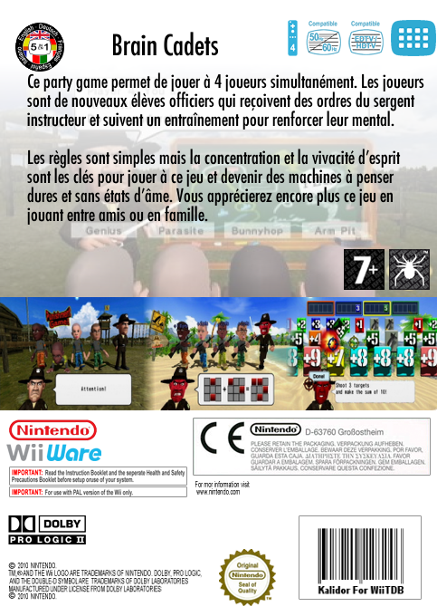 Brain Cadets - Dos