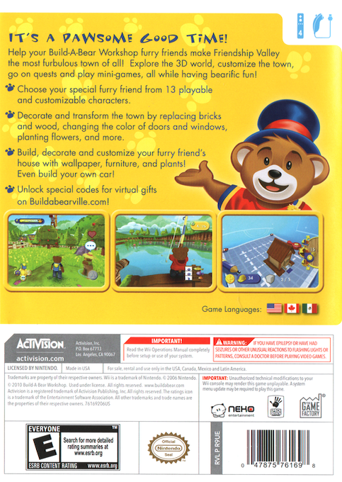 Build-a-bear Workshop - Friendship Valley - Dos