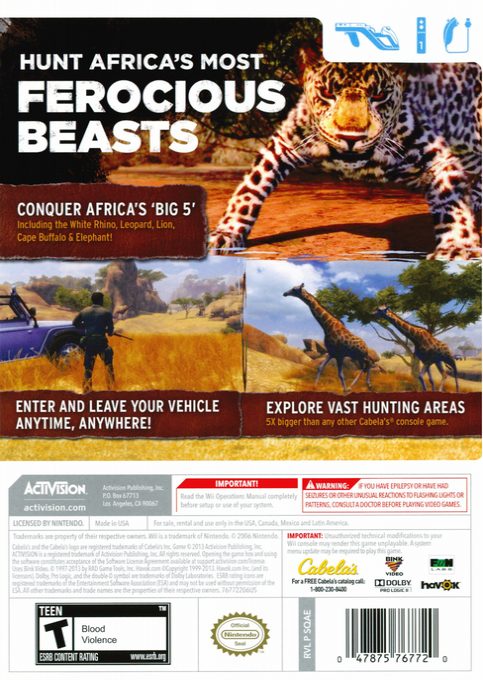 Cabela's African Adventures - Dos