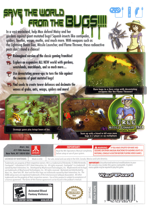 Centipede: Infestation - Dos