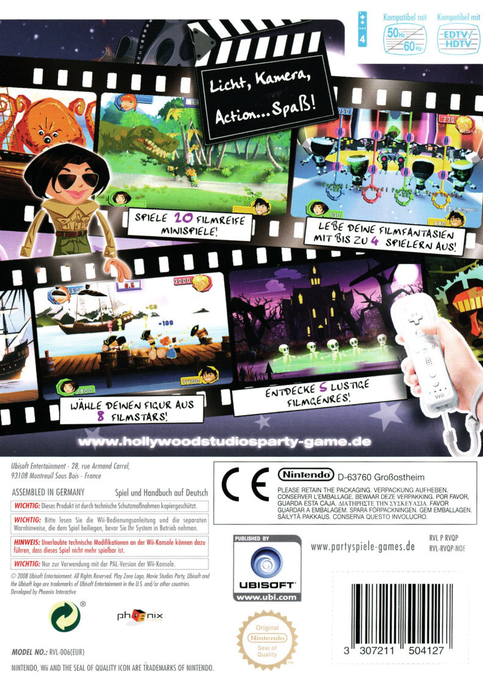 Ciné Studios Party - Dos