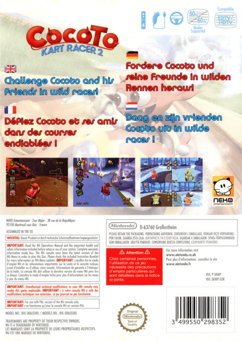 Cocoto Kart Racer - Dos