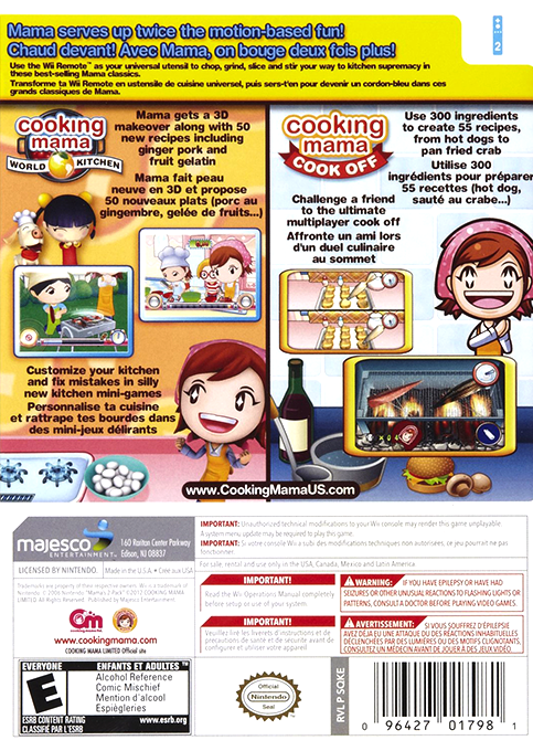 Cooking Mama 2-Pack dos