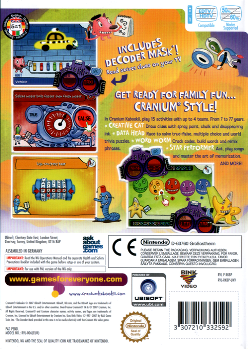 Cranium Kabookii - Dos