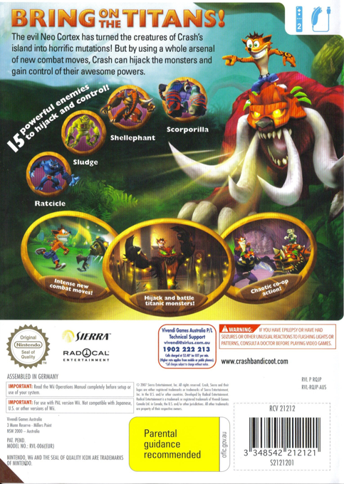 Crash of the Titans - Dos