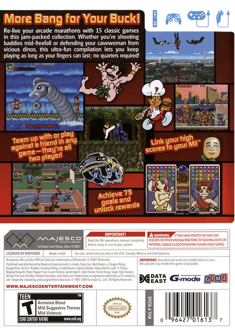 Data East Arcade Classics - Dos