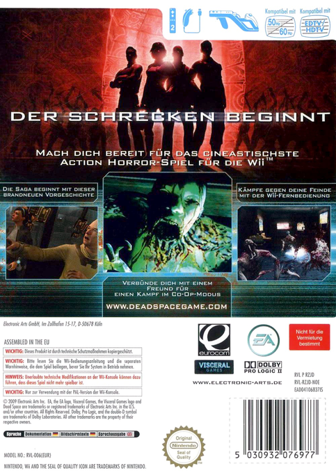 Dead Space : Extraction - Dos