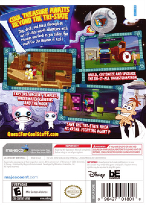 Disney Phineas And Ferb - Quest For Cool Stuff - Dos