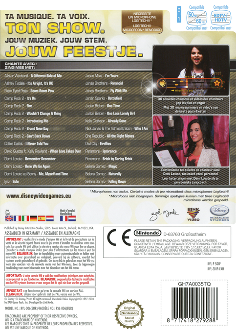 Disney Sing It : Party Hits - Dos