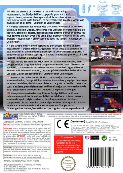 Dodge Racing : Charger vs Challenger - Dos