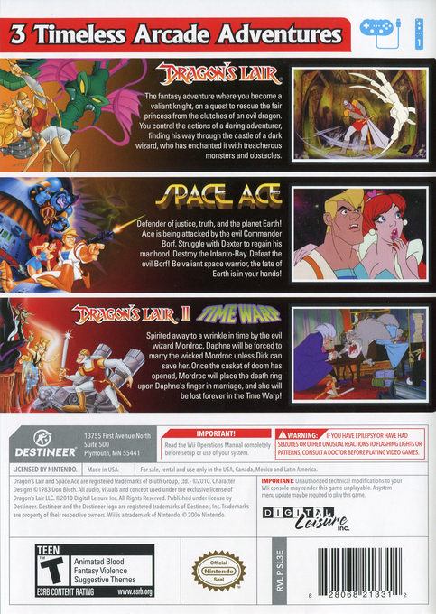 Dragon's Lair Trilogy - Dos