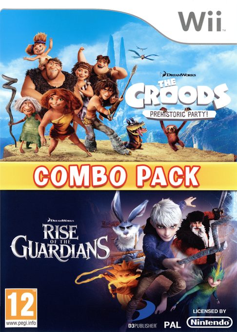 Dreamworks The Croods - Prehistoric Party! And Rise Of The Guardians - Co