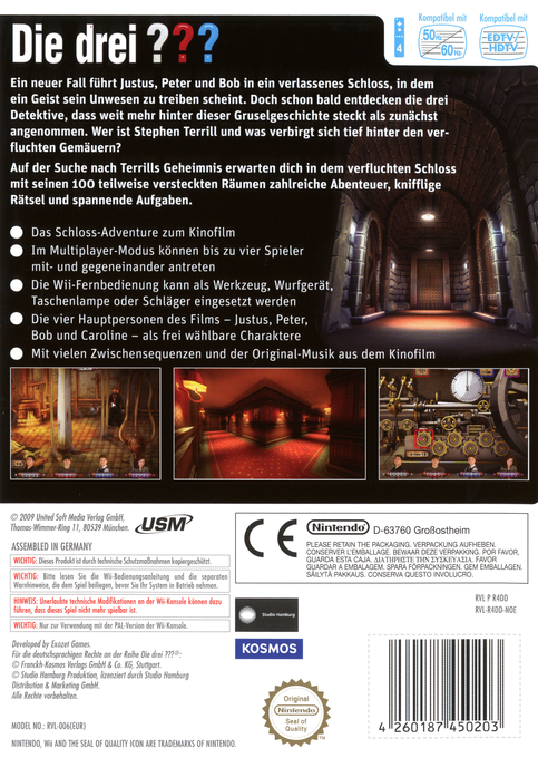 Drei Fragezeichen, Die - Das Verfluchte Schloss - Dos