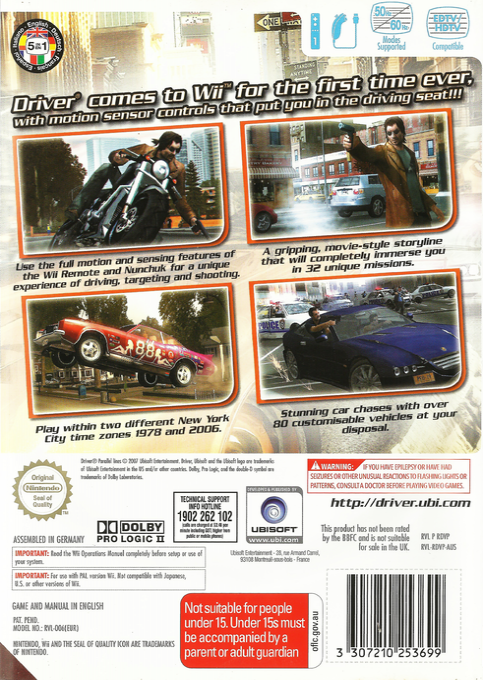 Driver:Parallel Lines - Dos