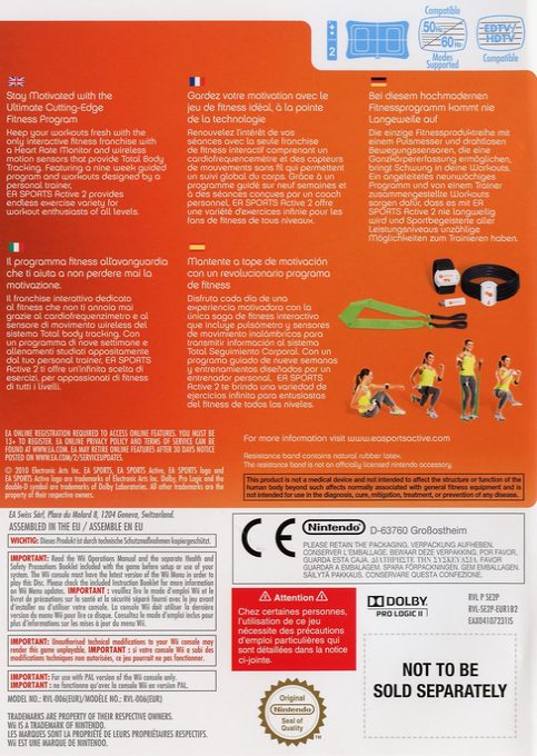 EA Sports Active 2 dos