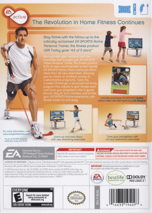 Ea Sports Active : More Workouts - Dos