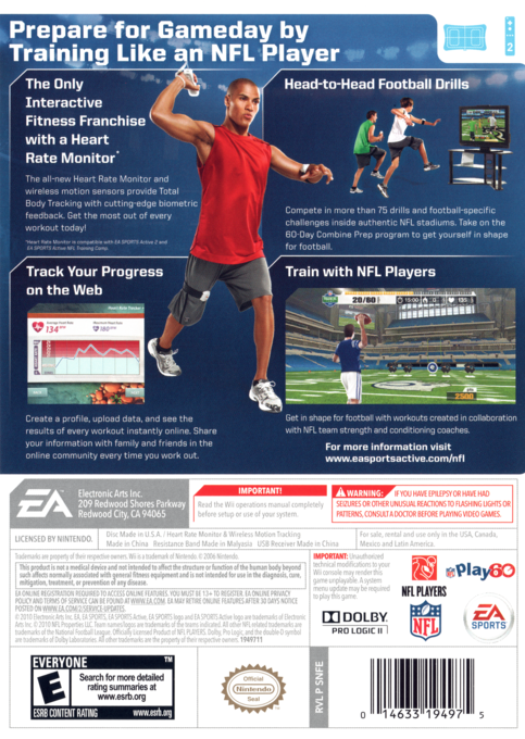EA Sports NFL Training Camp - Dos