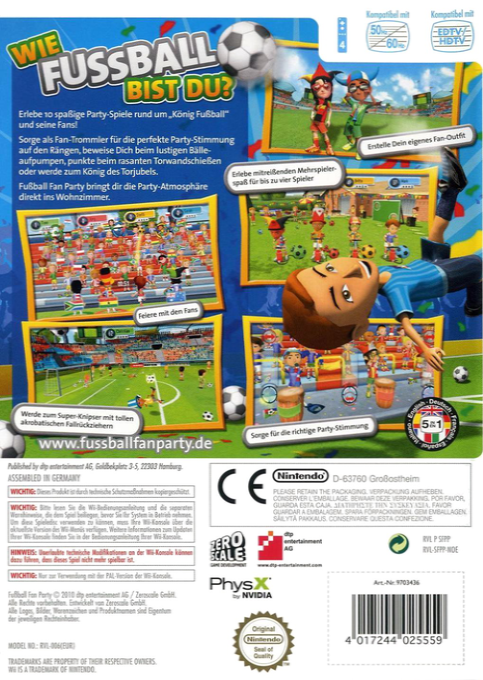 Fantastic Football Fan Party - Dos