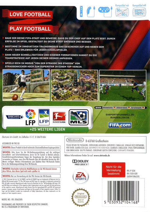 FIFA 12 - Dos