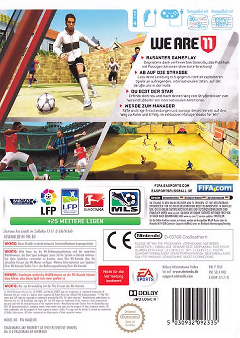 FIFA Soccer 11 dos