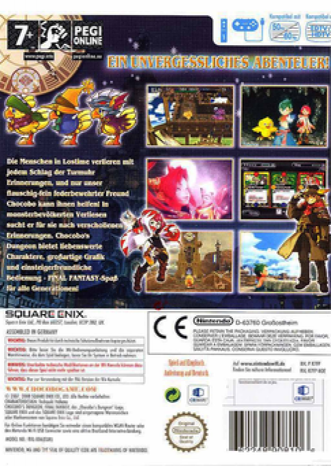 Final Fantasy Fables : Chocobo's Dungeon - Dos